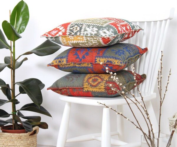Aberto Design Cushion Multicolor szőnyeg - fehér