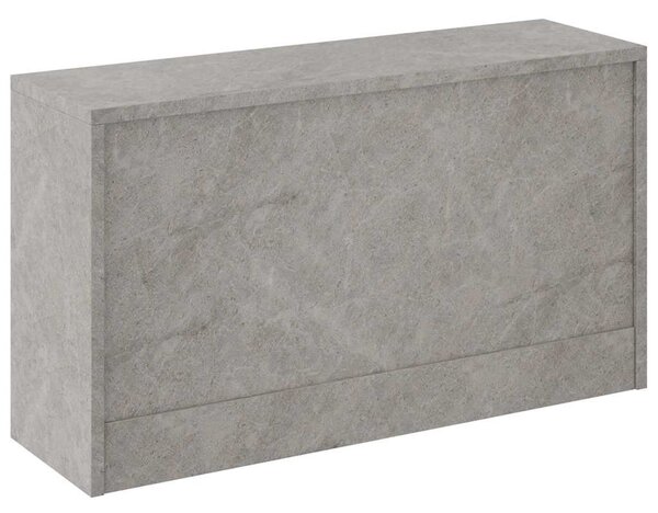 Betonszürke szerelt fa cipőtároló pad 80x24x45 cm