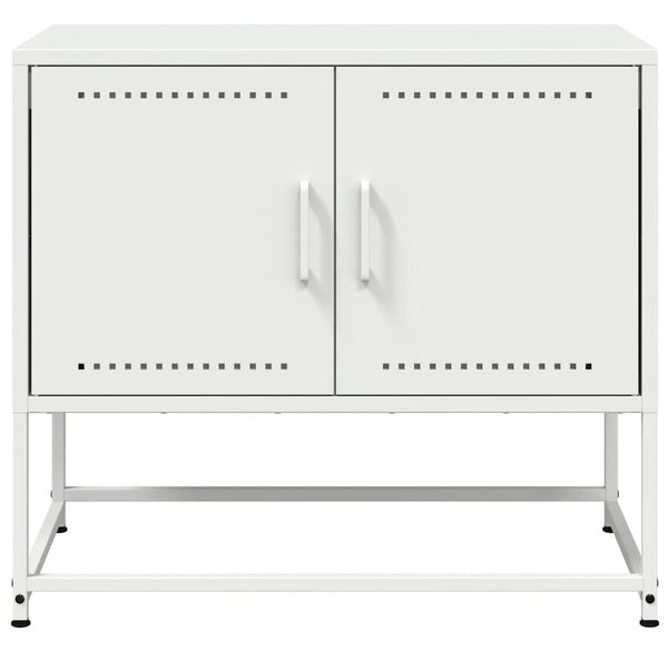 Fehér acél TV-szekrény 68,5x39x60,5 cm