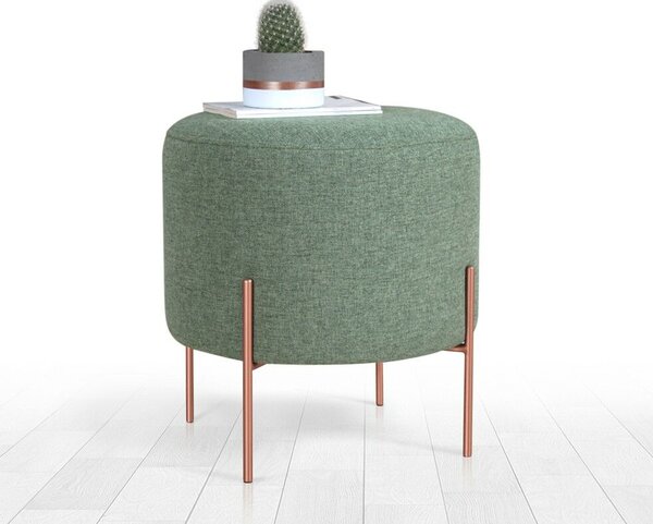 Atelier Del Sofa Puff Zöld Réz 41 - Zöld
