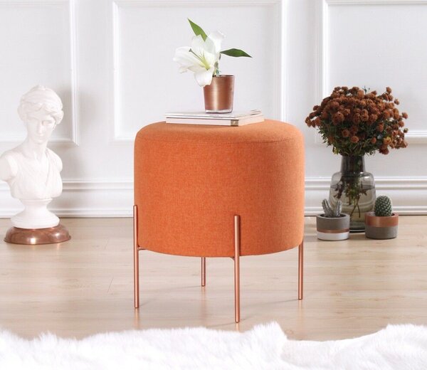 Atelier Del Sofa Puff Narancs Réz 42 - Narancs