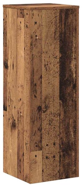 Antik fa színű szerelt fa növényállvány 33 x 33 x 100 cm