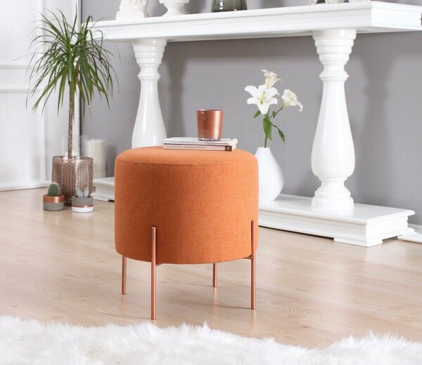 Atelier Del Sofa Puff Narancs Réz 42 - Narancs
