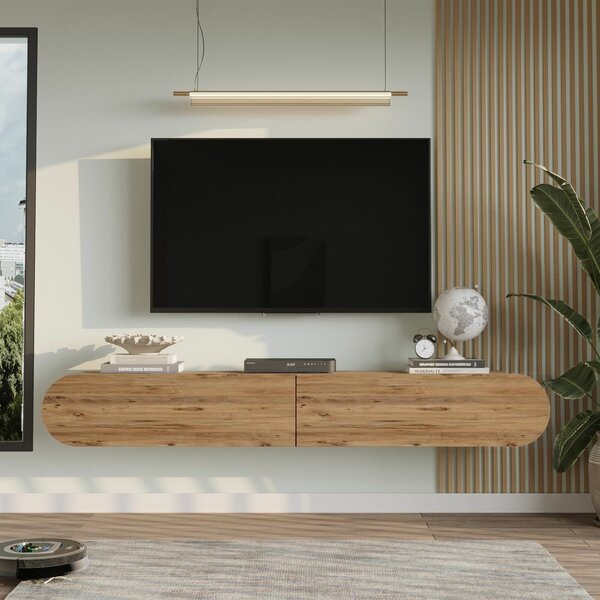 Hanah Home TV Stand Atlantic Pine LUM1-A