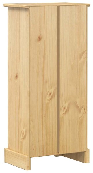 Corona tömör fenyőfa könyvszekrény 46 x 29 x 100 cm