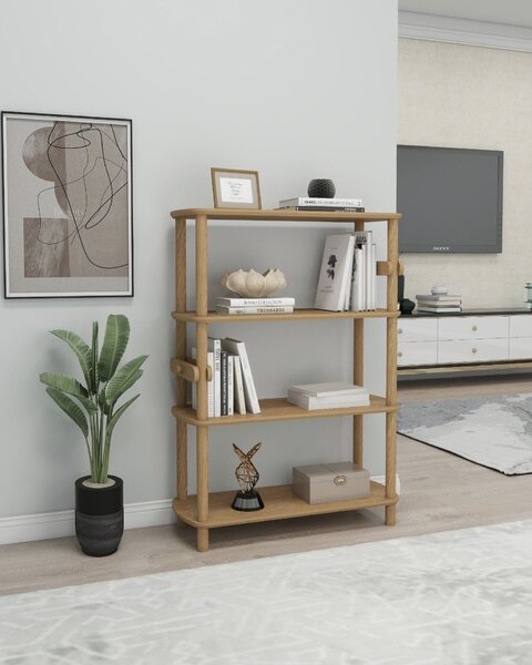 Hanah Home Könyvespolc Tölgy Rosa 4