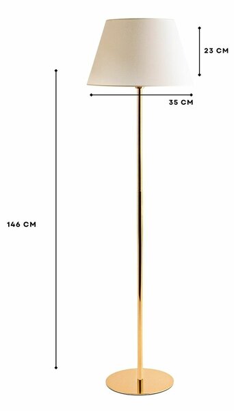 Opviq Floor Lamp Cream 242271