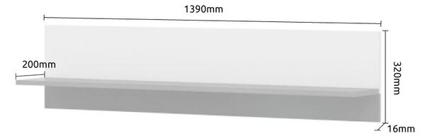 Falipolc 140cm - PABLO