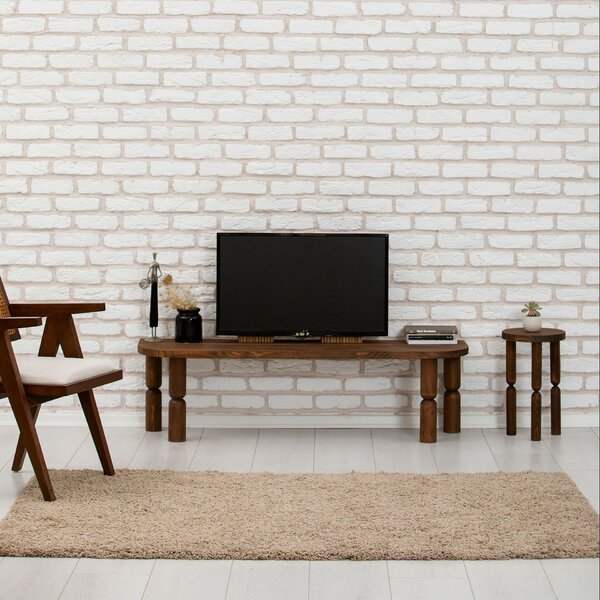 Hanah Home TV állvány Walnut Ida - diófa