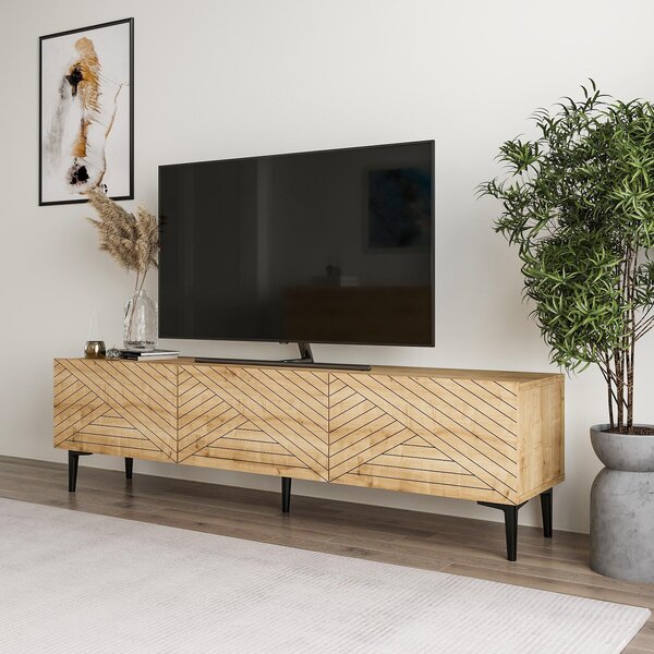 Hanah Home TV Stand Sapphire Oak Felix - Sapphire Oak