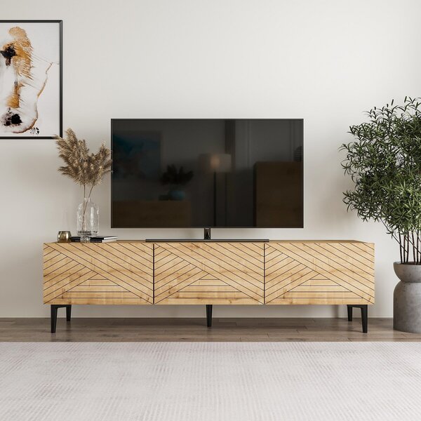 Hanah Home TV Stand Sapphire Oak Felix - Sapphire Oak