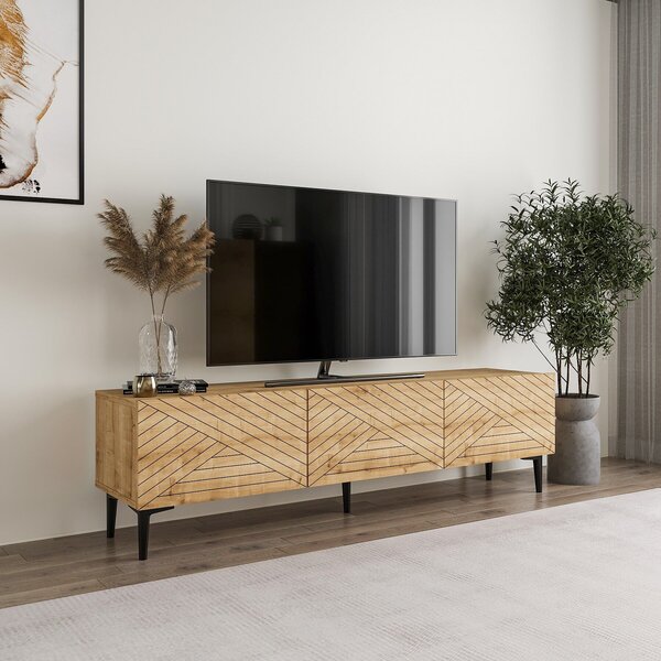 Hanah Home TV Stand Sapphire Oak Felix - Sapphire Oak