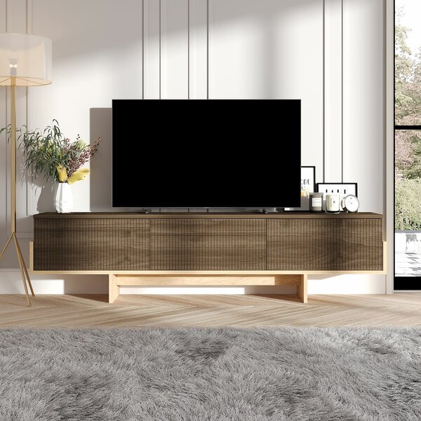 Hanah Home TV állvány dió és zafír tölgy Hege - dió, zafír tölgy