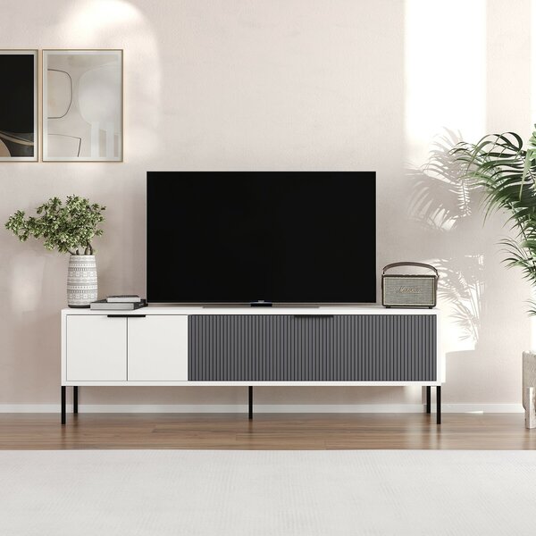 Hanah Home Noah TV állvány - fehér, antracit