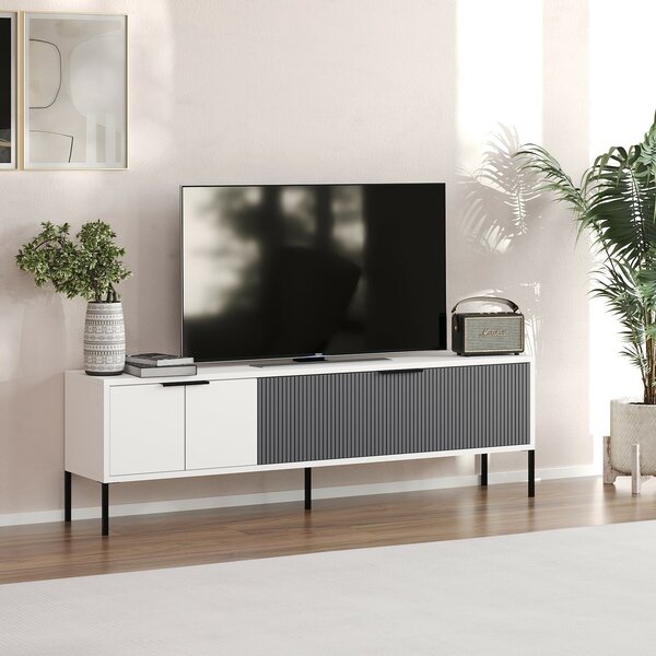 Hanah Home Noah TV állvány - fehér, antracit