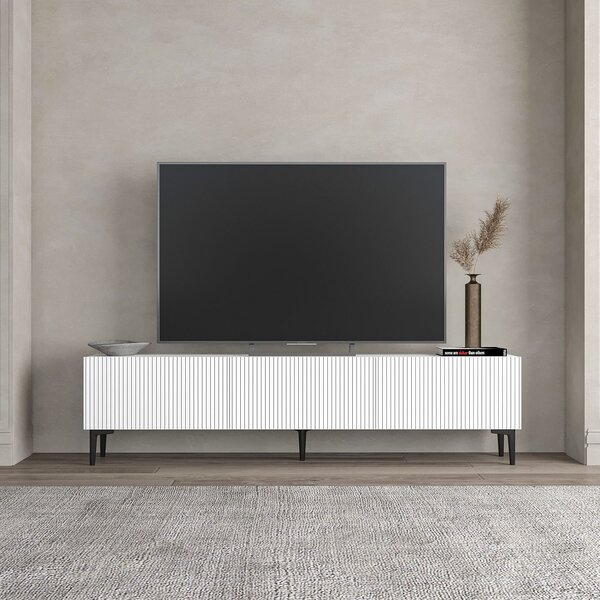 Hanah Home TV állvány Oscar fehér - Fehér