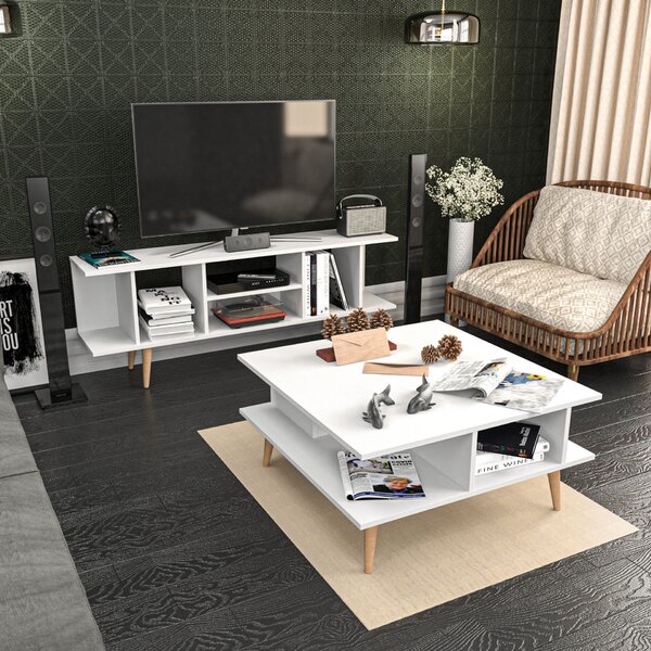 Hanah Home TV állvány Akya - fehér