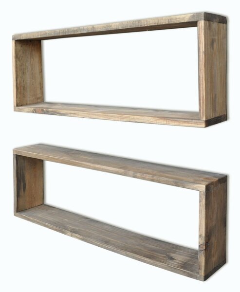 Hanah Home Wall Shelf Walnut Aa007