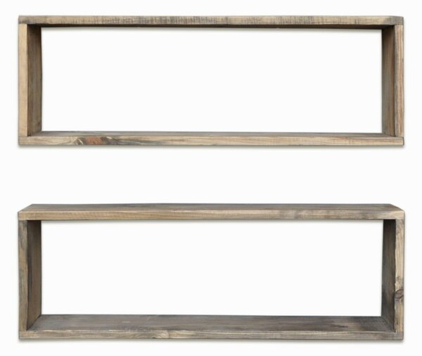 Hanah Home Wall Shelf Walnut Aa007