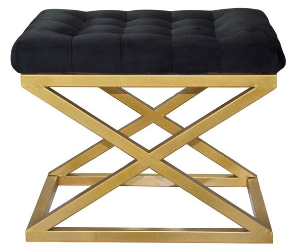 Atelier Del Sofa Puff Arany Fekete Capraz - Arany, Fekete