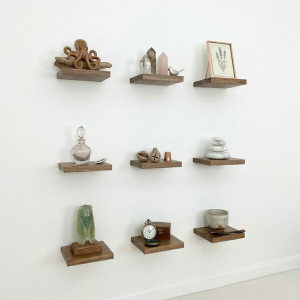Hanah Home Decorative Wooden Wall Shelf Wooden R-Raf319