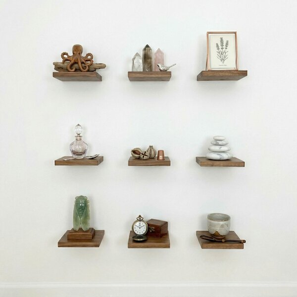 Hanah Home Decorative Wooden Wall Shelf Wooden R-Raf319
