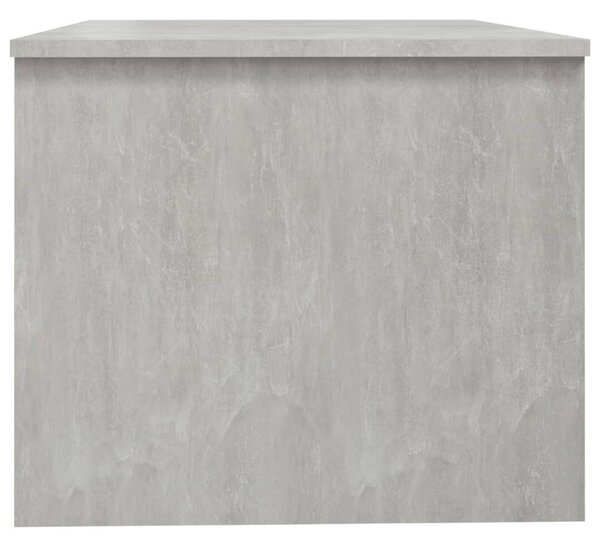Betonszürke szerelt fa dohányzóasztal 80 x 50 x 42,5 cm