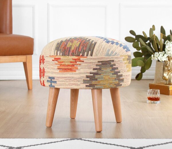 Atelier Del Sofa Sefian Puff - Krém