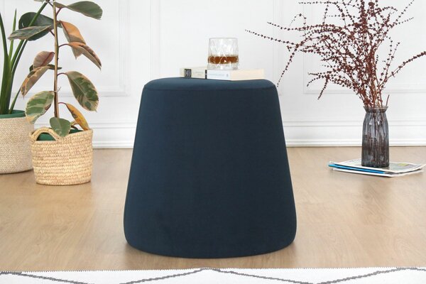 Atelier Del Sofa Puff Sötétkék Broch - Sötétkék