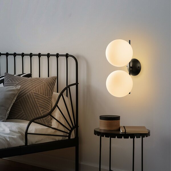Opviq Fali lámpa Fekete Luminar - 14150