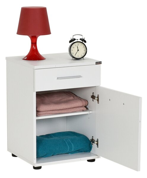 Hanah Home Éjjeliszekrény Fehér Kmd-511-Bb-1