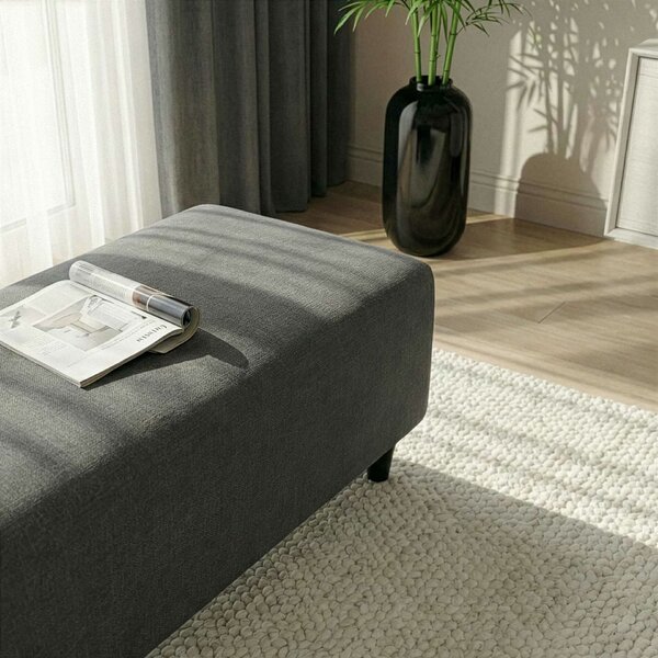 Atelier Del Sofa Flavia puff, sötétszürke