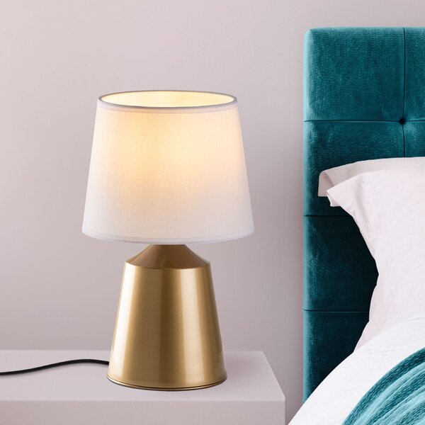 Opviq Asztali Lámpa GoldWhite Drop - 15497