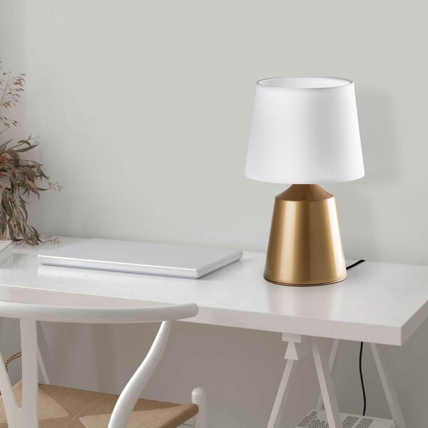 Opviq Asztali Lámpa GoldWhite Drop - 15497