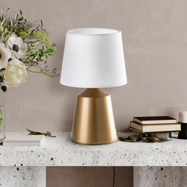 Opviq Asztali Lámpa GoldWhite Drop - 15497
