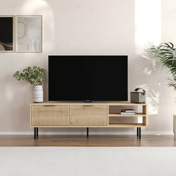 Hanah Home TV Stand Sapphire Oak Venus - Sapphire Oak