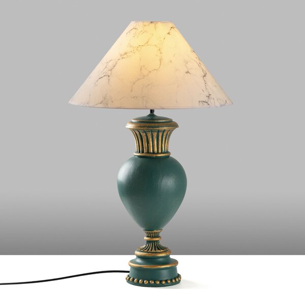 Opviq Asztali lámpa Zöld-Fehér ELEGANZE-5322