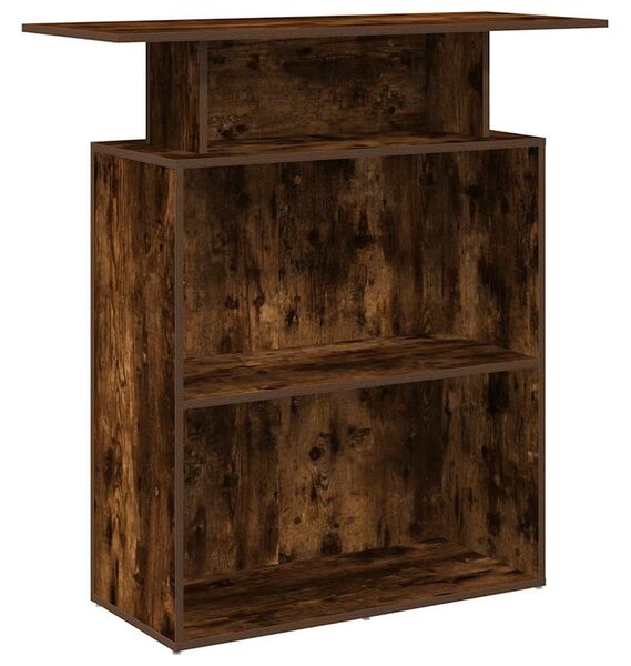 Recepciós pult füstös tölgy 100x40x104 cm szerelt fa