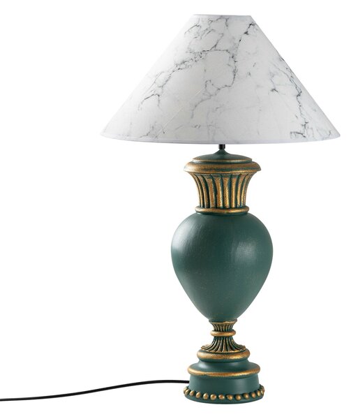 Opviq Asztali lámpa Zöld-Fehér ELEGANZE-5322