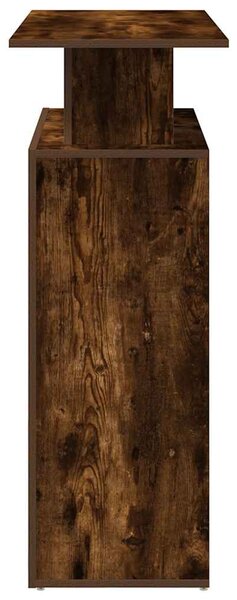 Recepciós pult füstös tölgy 100x40x104 cm szerelt fa