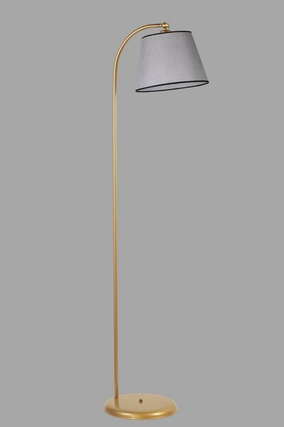 Opviq Floor Lamp Gold Grey 8736-4