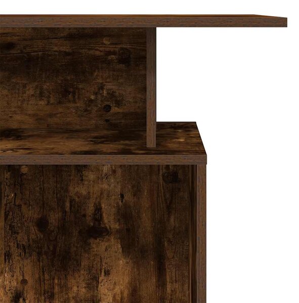 Recepciós pult füstös tölgy 100x40x104 cm szerelt fa