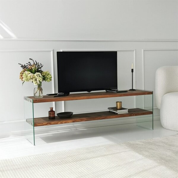 Hanah Home TV állvány Natural Aqua TV - Chesnut
