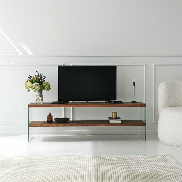 Hanah Home TV állvány Natural Aqua TV - Chesnut