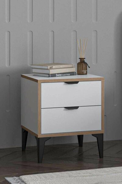 Hanah Home Éjjeliszekrény White Arden - Fehér