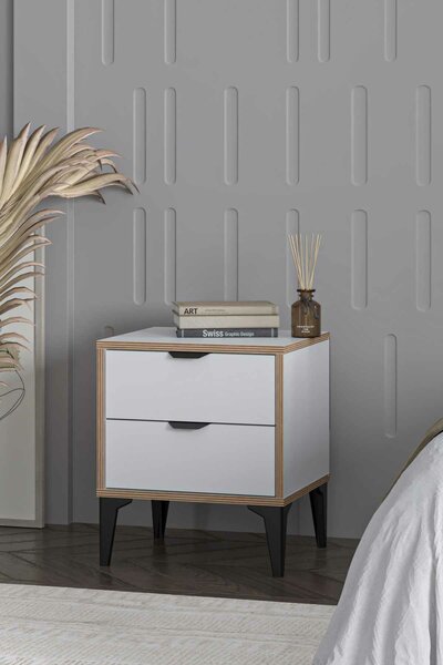Hanah Home Éjjeliszekrény White Arden - Fehér