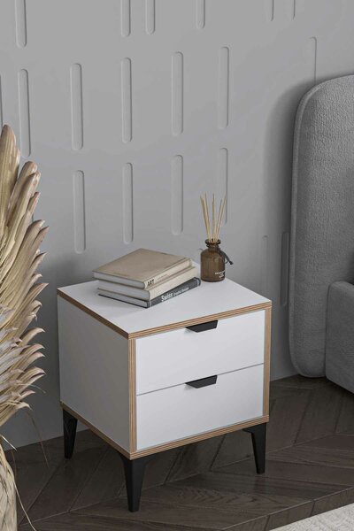 Hanah Home Éjjeliszekrény White Arden - Fehér