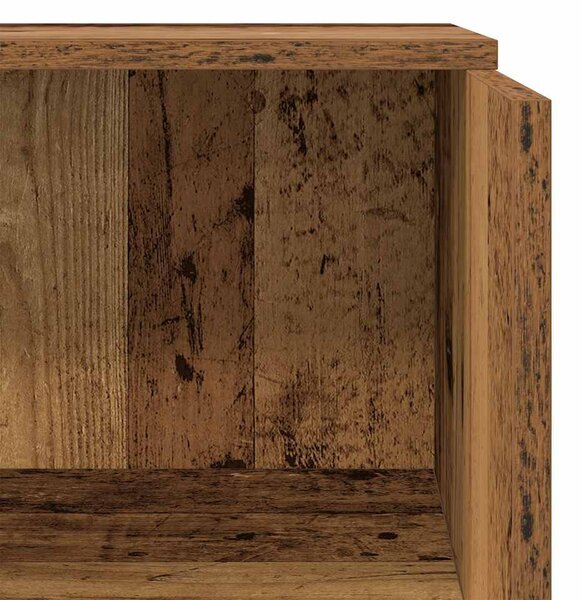 Recepciós pult antik fa 55x50x103,5 cm szerelt fa