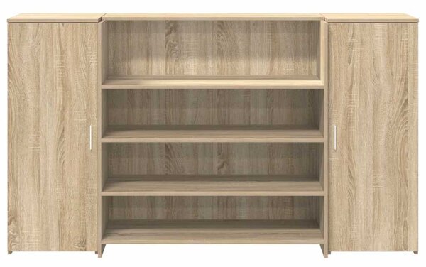 Recepciós pult sonoma tölgy 180x50x103,5 cm szerelt fa