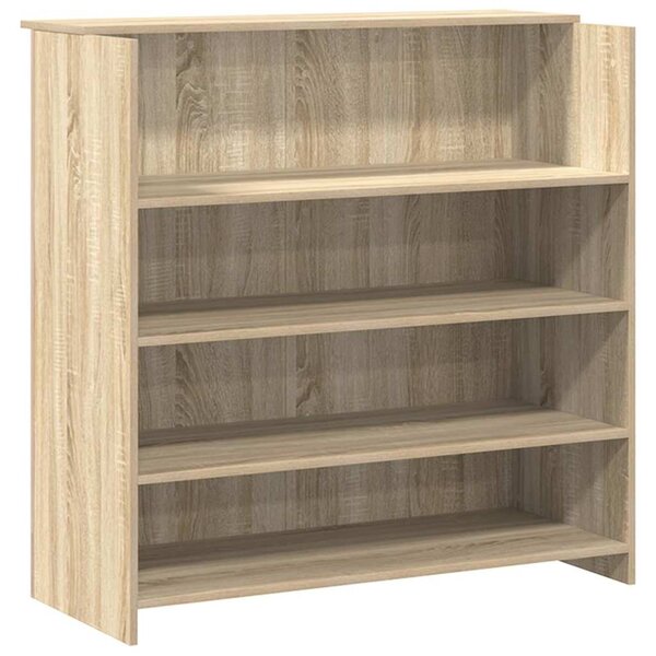 Recepciós pult sonoma tölgy 180x50x103,5 cm szerelt fa